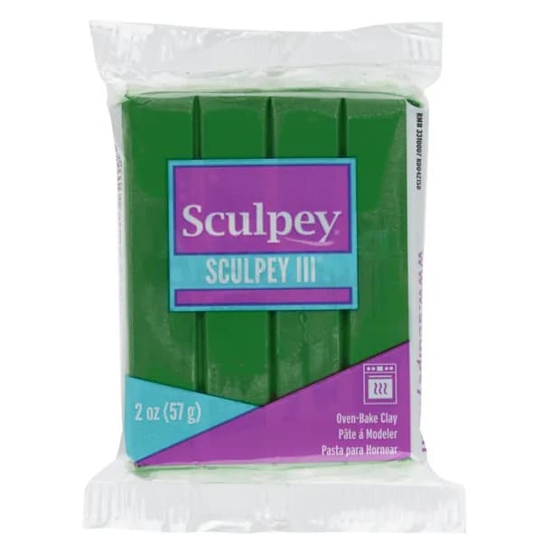 Полимерная глина Sculpey III 1628 цвет стручковая фасоль 57 гр.