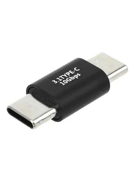 Кабель для компьютерной периферии USB Type-C/USB Type-C, 0.02 м, светло-серый, черный
