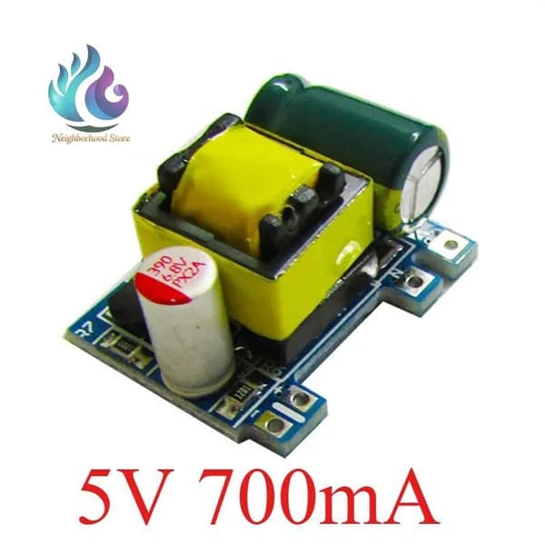 AC-DC 5V 700mA 12V 300mA 3,5 Вт Изолированный модуль питания с переключателем, понижающий преобразователь 220 В, поворот 5