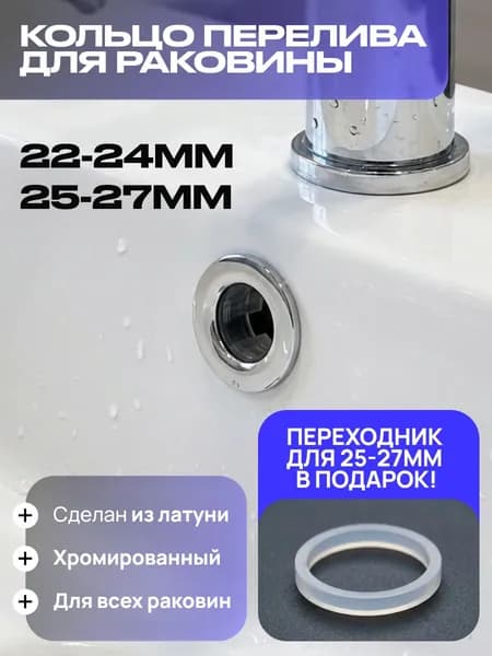 Кольцо перелива для раковины