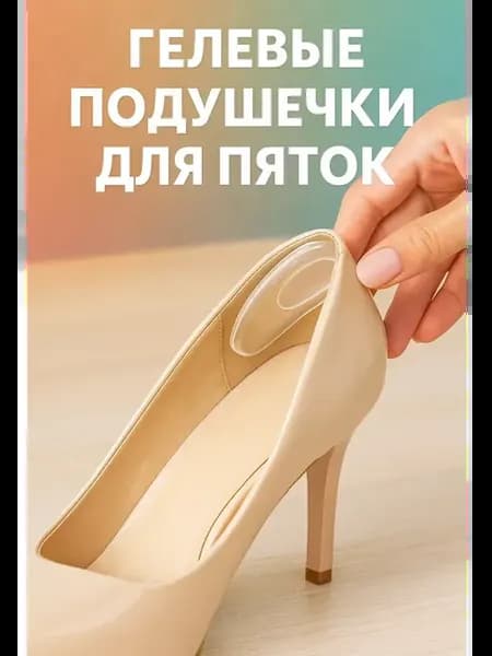 Гелевые вставки на задник обуви