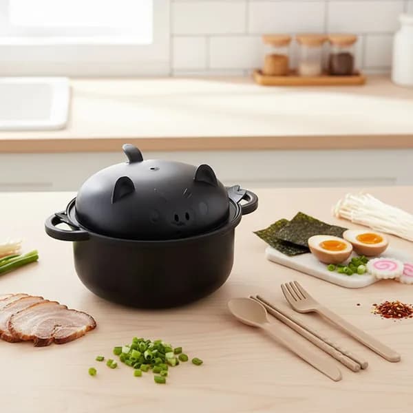 Миска для лапши с фильтром, подходит для СВЧ
