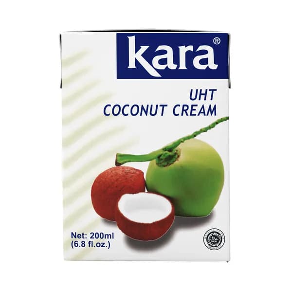 Кокосовые сливки 24%, Kara, 200 мл, Индонезия