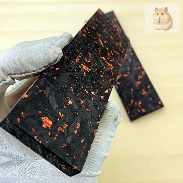 1 кусок накладки из углеродного волокна для держателя инструмента, 135*40*4 мм