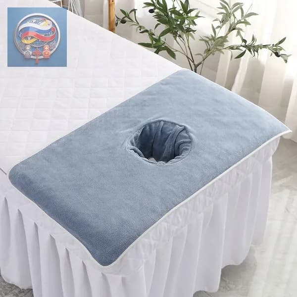 1 кусок 40*80 см полотенце с отверстием для косметического ложа