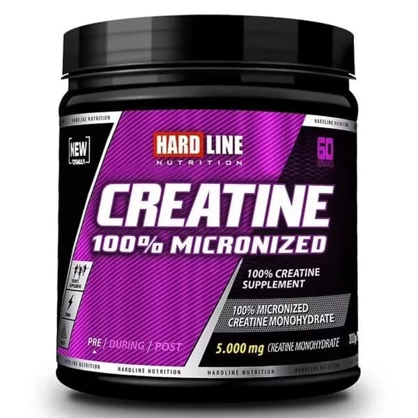 Hardline Creatine 100% микронизированный - без ароматизаторов - 300 гр