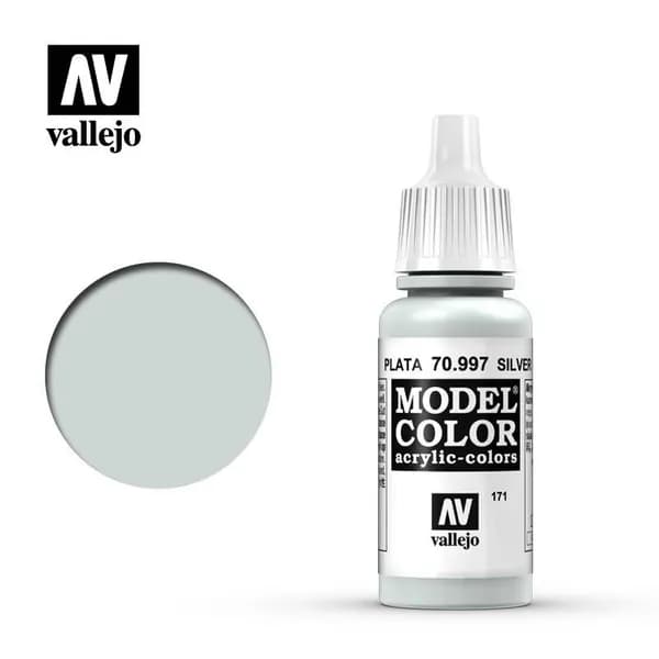 Краска Model Color - Silver 18 ml Vallejo 70997