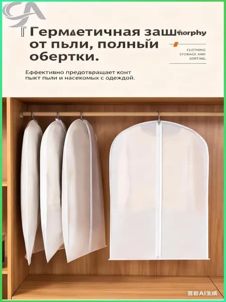Чехол для одежды 120x60 см, 1 шт