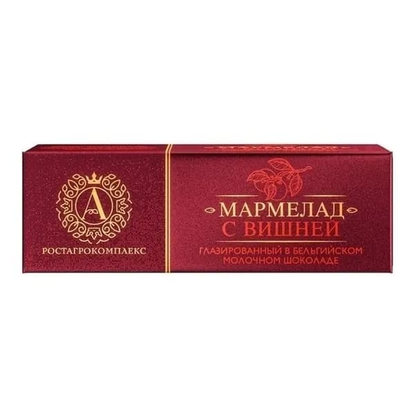Мармелад А.Ростагрокомплекс с вишней в молочном шоколаде 45 г