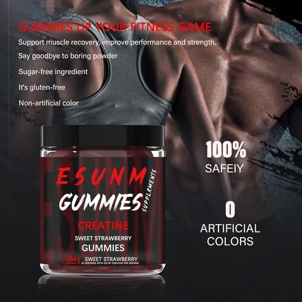 Креатиновые жевательные конфеты( ESUNM GUMMIES,150 зерен)