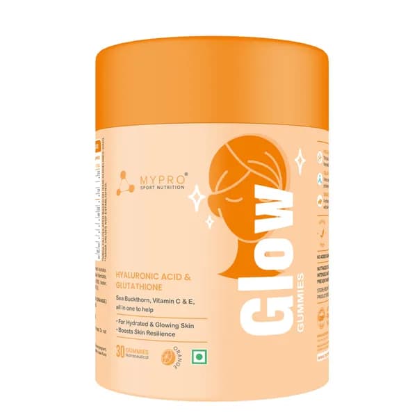 Mypro Sport Nutrition Гумми для кожи с глутатионом и гиалуроновой кислотой, увлажнение омоложение мужчин женщин, 30 штук