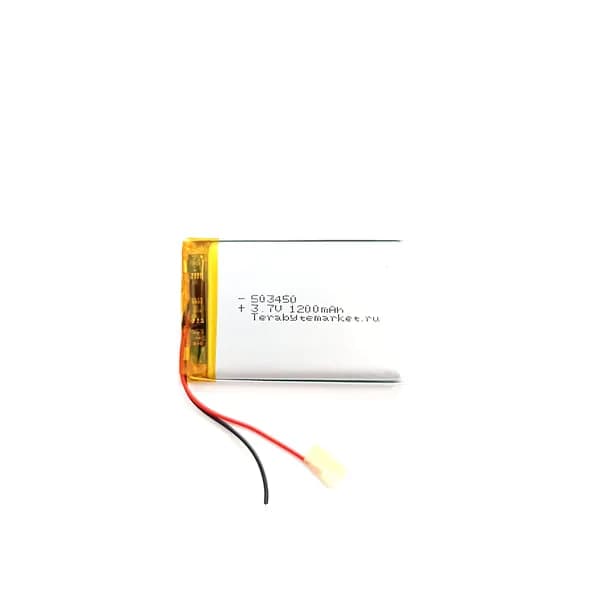 Artway MD-175 аккумулятор 1200mAh mAh 3.7v 2 провода (батарея на видеорегистратор совместимая универсальная)
