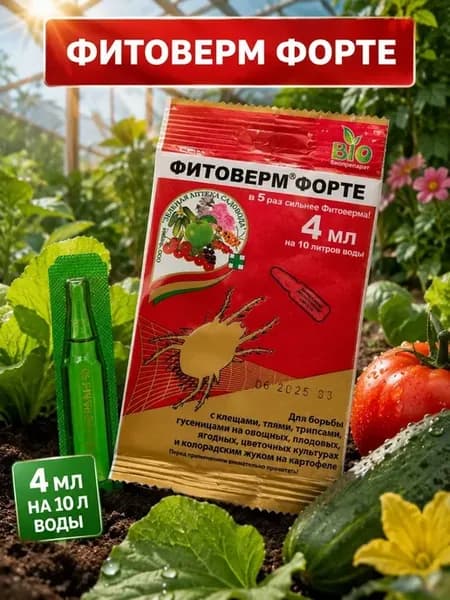 Для защиты растений от насекомых