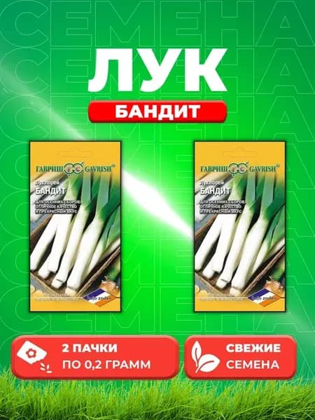 Лук порей Бандит 0,2 г (Голландия) (2уп)