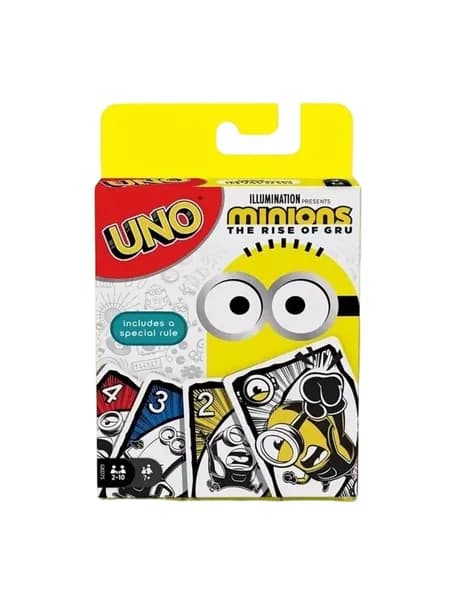 Карточная игра Уно Миньоны Uno Minions The Rise of gru