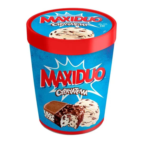 Мороженое 282 г, MAXIDUO, ведерко