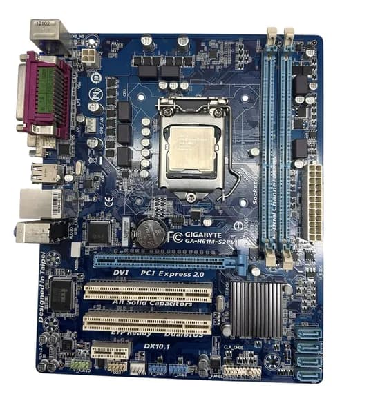 Материнская плата GA-H61M-S2PV +G1610 Socket 1155