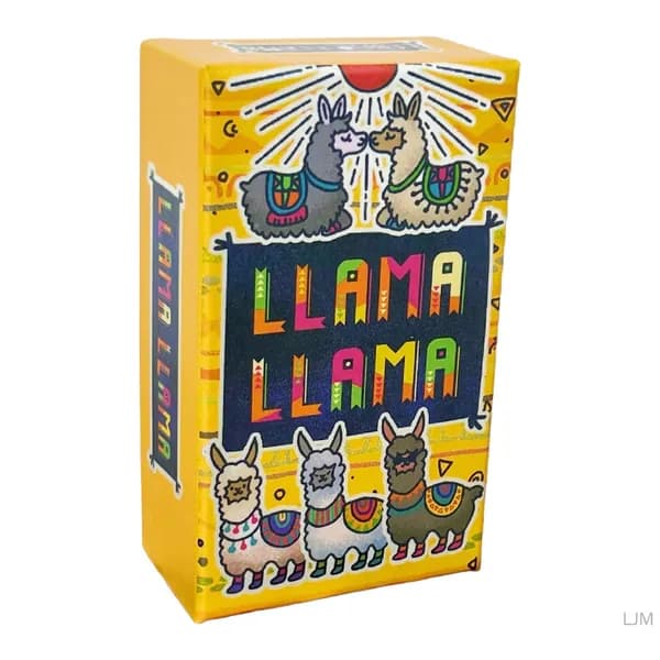 Настольная карточная игра с ламами буквенная для 2-4 игроков