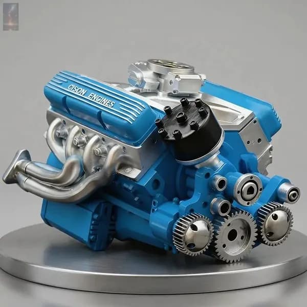 Декоративные модели двигателей V8, сувениры для автолюбителей и офисные интерьеры