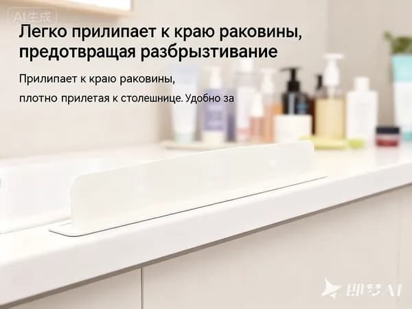 Коврик для раковины, 35 см х 5 см, 1 шт