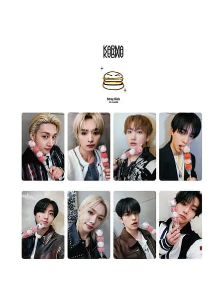 StrayKids Karma в Шанхае карточки / 8 шт полный комплект коллекционные карты / Stray Kids лимитированная серия