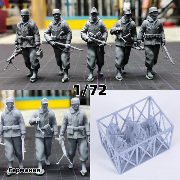 Cor 1/72 сборная модель солдат