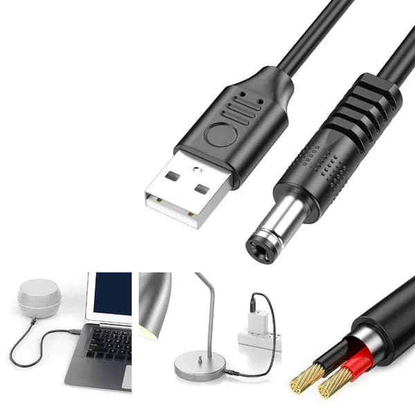 Надежный USB-кабель для зарядки до 5 В постоянного тока для музыкальных плееров и средств по уходу за лицом