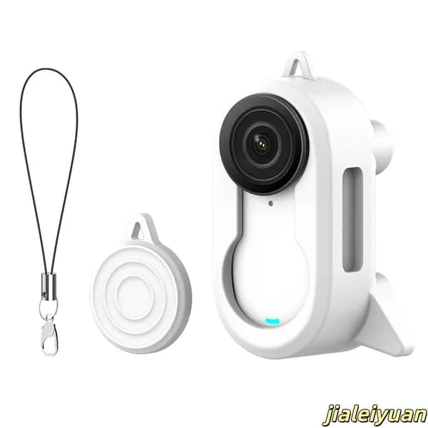 Чехол для экшн-камеры Insta360 GO3S и GO3 из силикона белого цвета