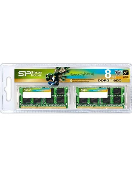 Silicon Power Оперативная память DDR3 1600 МГц DDR3, 1600 МГц, 2 x 8 ГБ (SP016GBSTU160N22)
