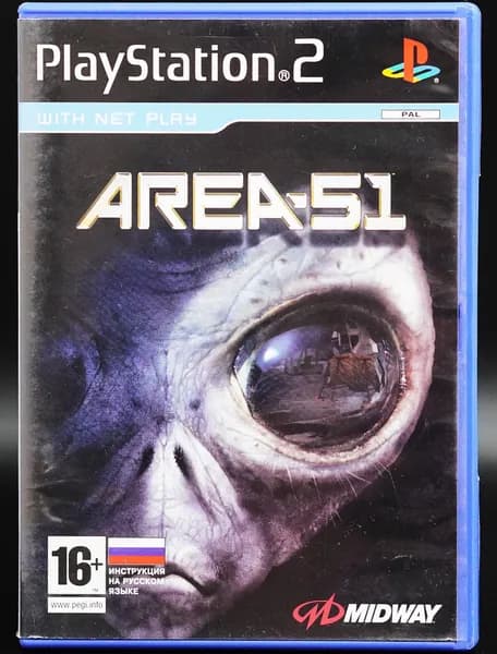 Игра Area-51 PS2 ENG Русская документация