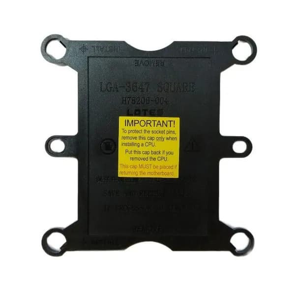 Заглушка защитная крышка на Socket LGA сокет Intel 3647 (квадратный, не прямоугольный!)