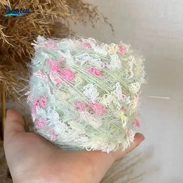 Пряжа из смеси искусственного норка, 50 г пряжи для вязания крючком