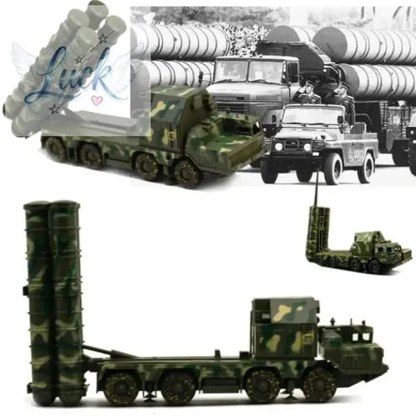 Модель S300 Ракета - носитель класса земля - воздух,1: 72 Пластиковая сборка 4D Модель, зеленый