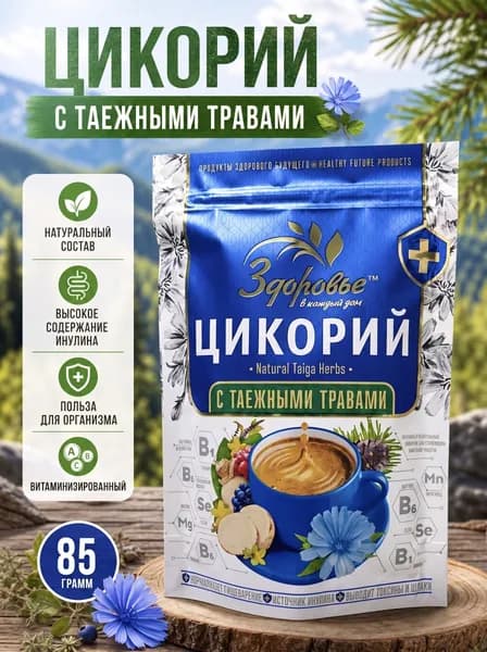 Цикорий Здоровье с Таежными травами, 85г