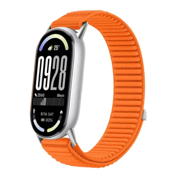 Дышащий нейлоновый ремешок для Xiaomi MiBand 10/9, Мужской женский спортивный ремешок для Xiaomi Band 8