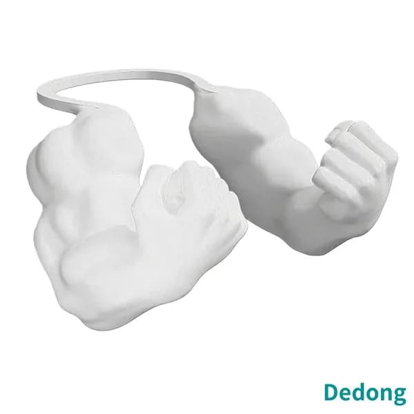 3D-печать кота с мускулатурой на шею, белый