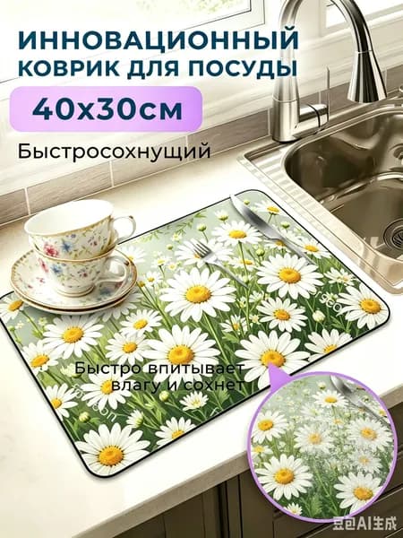 Коврик для кухни 40x30 см