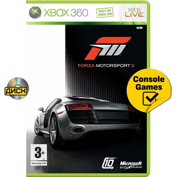 Игра Xbox 360 Forza Motorsport 3 (русские субтитры) (XBox 360, Русские субтитры)