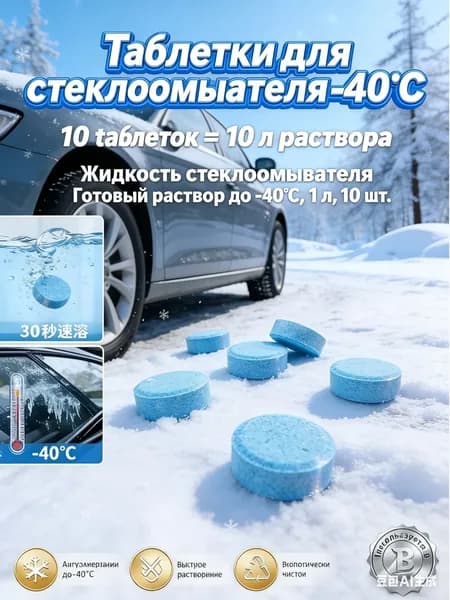 Жидкость стеклоомывателя, 20 л, 10 шт.