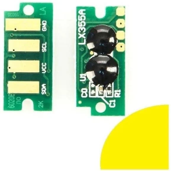 Чип к картриджу Xerox Phaser 6020/6022/ WC6025/6027 (106R02762) Y (Hi-Black), 1K
