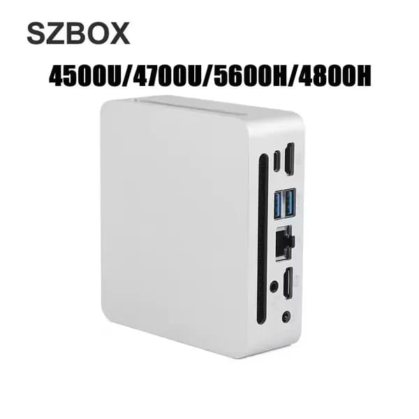 Мини-ПК S58 5800H (AMD Ryzen 7 5800H, RAM 16 ГБ, SSD 512 ГБ, AMD Radeon, Windows 11 Pro), черный