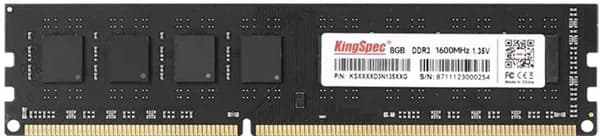 KingSpec Оперативная память DDR3L, 1600 МГц, 1 x 8 ГБ (KS1600D3P13508G)