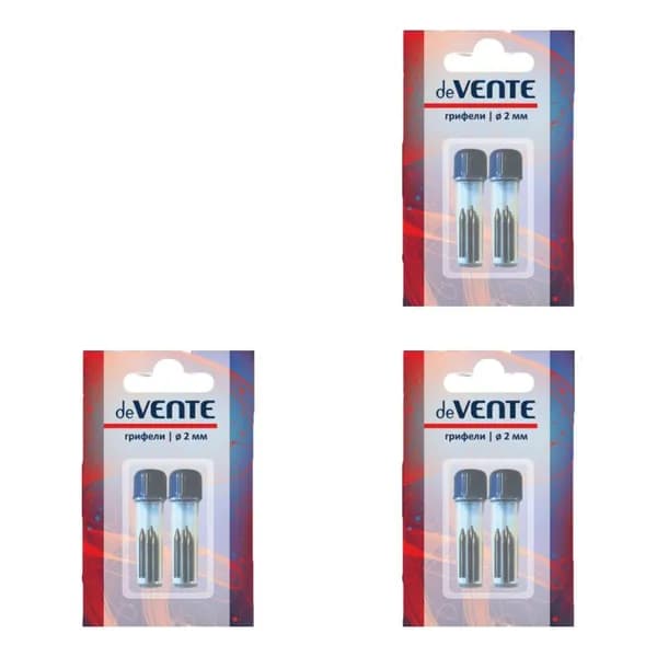 deVENTE Грифели, для циркуля, 2,0 мм 8 штук, 3 упаковки