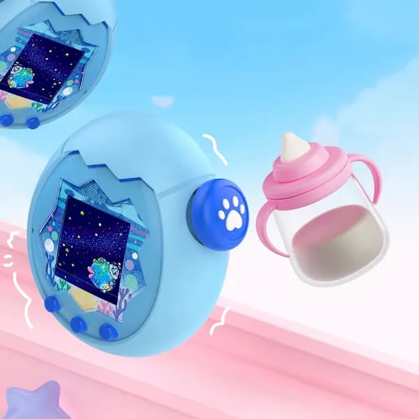 Силиконовый чехол для Tamagotchi Paradise с защитой от ударов и царапин, синий