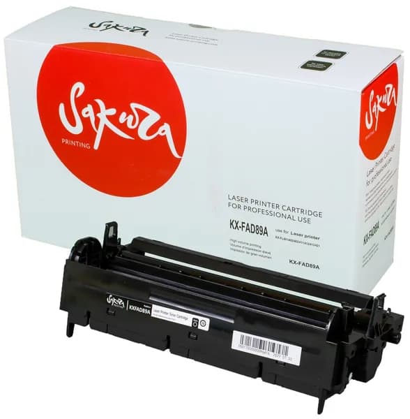 Sakura Фотобарабан Барабан KX-FAD89A для Panasonic KX-FL403, KX-FL423RU, KX-FC965, KX-FCL418RU, KX-FL403RU, KX-FC968 10000 стр, совместимый, Черный (black), 1 шт