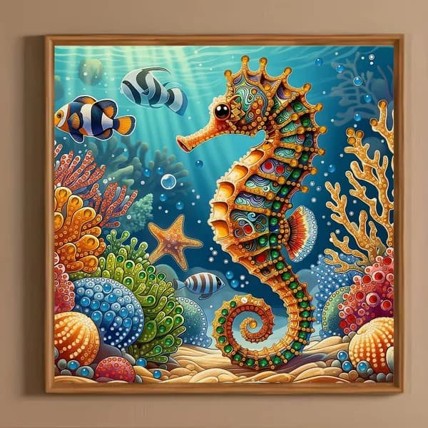 1 комплект DIY 5D-рисунок из алмазов без рамки