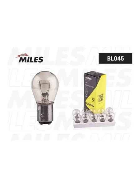 Лампа P21 4W 12V 21 4W BAZ15d BL045