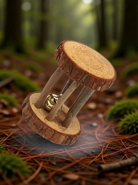 Деревянная игрушка для домашних животных с коренными зубами