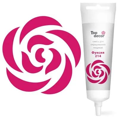 ПИЩЕВОЙ КРАСИТЕЛЬ ГЕЛЕВЫЙ "Фуксия" 100 Г