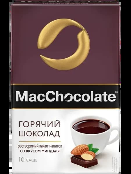 Горячий шоколад растворимый MACCHOCOLATE c ароматом миндаля